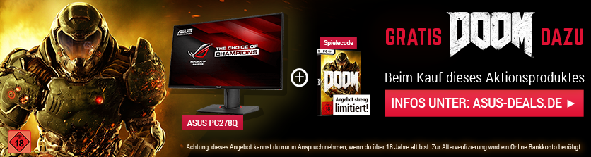 ASUS PG278Q - Der weltweit erste WQHD G-SYNC™ Gaming-Monitor