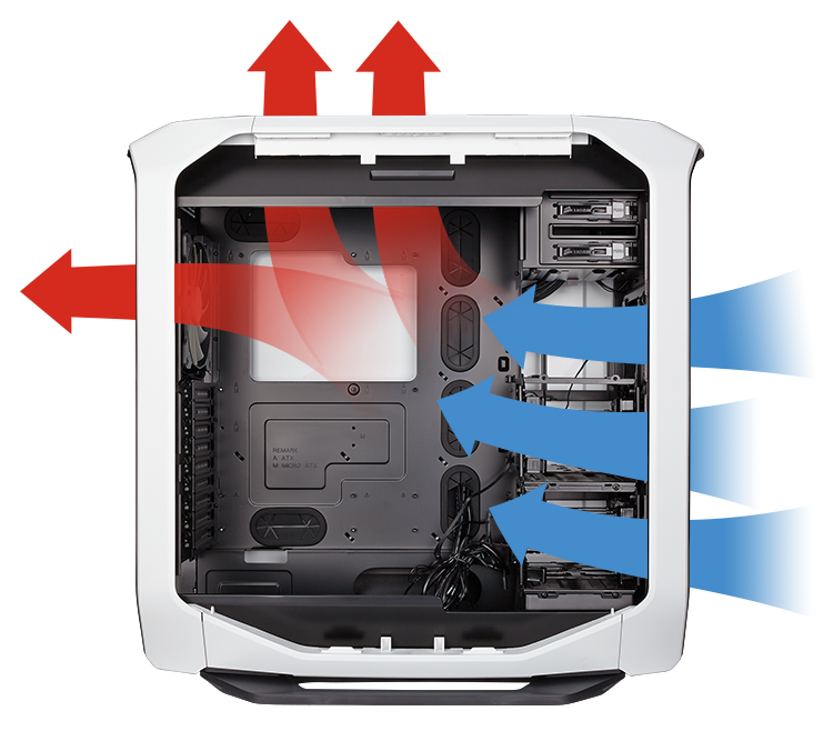 Graphite Series 780T Full-Tower-Gehäuse, Arctic White