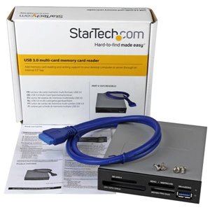 Read most standard memory cards from a single card reader