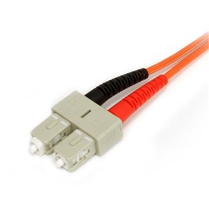 Fiber optic cables provide a higher quality signal over a greater distance