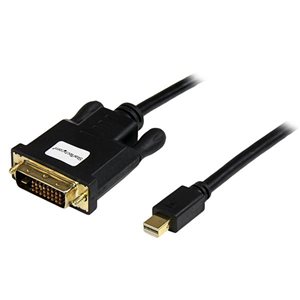 Connect a DVI display to a Mini DisplayPort-equipped PC or MAC over a longer 10 foot distance – Black