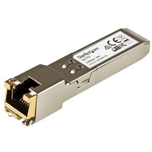 Ensure reliable and cost-efficient Gigabit Ethernet connections with this RJ45 Mini-GBIC module