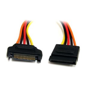 Extends the reach from the SATA power connection to your SATA drive by up to 12”, providing more flexibility