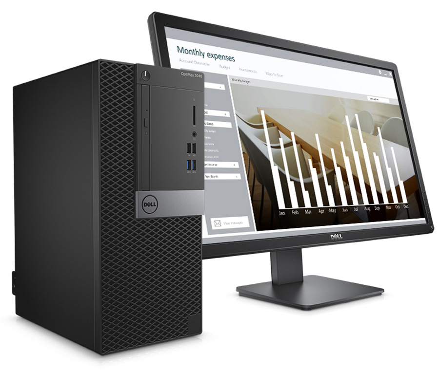 Dell OptiPlex 3000 Series Desktop (3040): Big security. Small footprint.