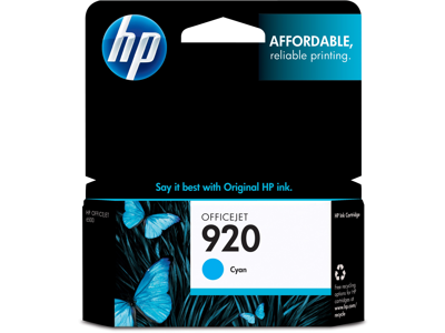 HP 920 Cyan Original Ink Cartridge