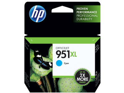HP 951XL High Yield Cyan Original Ink Cartridge