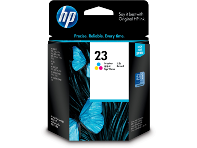 HP 23 Tri-color Original Ink Cartridge