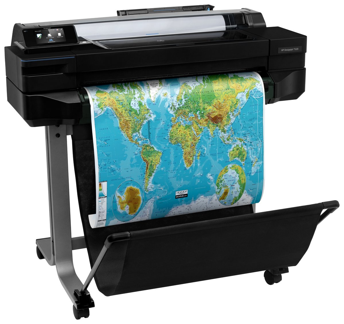 HP T520 DesignJet ePrinter Color 24 Inch Large Format 610mm (A1 ...