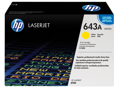HP 643A Yellow Original LaserJet Toner Cartridge