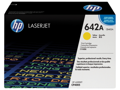 HP 642A Yellow Original LaserJet Toner Cartridge