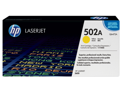 HP 502A Yellow Original LaserJet Toner Cartridge
