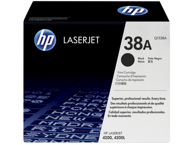 HP 38A Black Original LaserJet Toner Cartridge