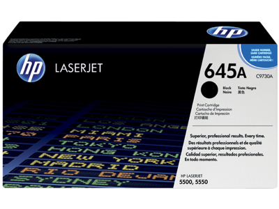 HP 645A Black Original LaserJet Toner Cartridge