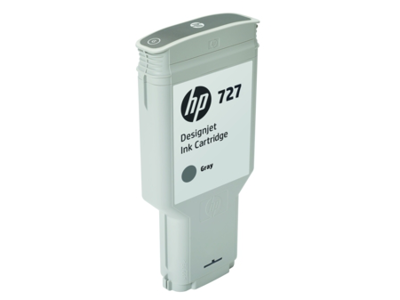 HP 727 300-ml Gray DesignJet Ink Cartridge