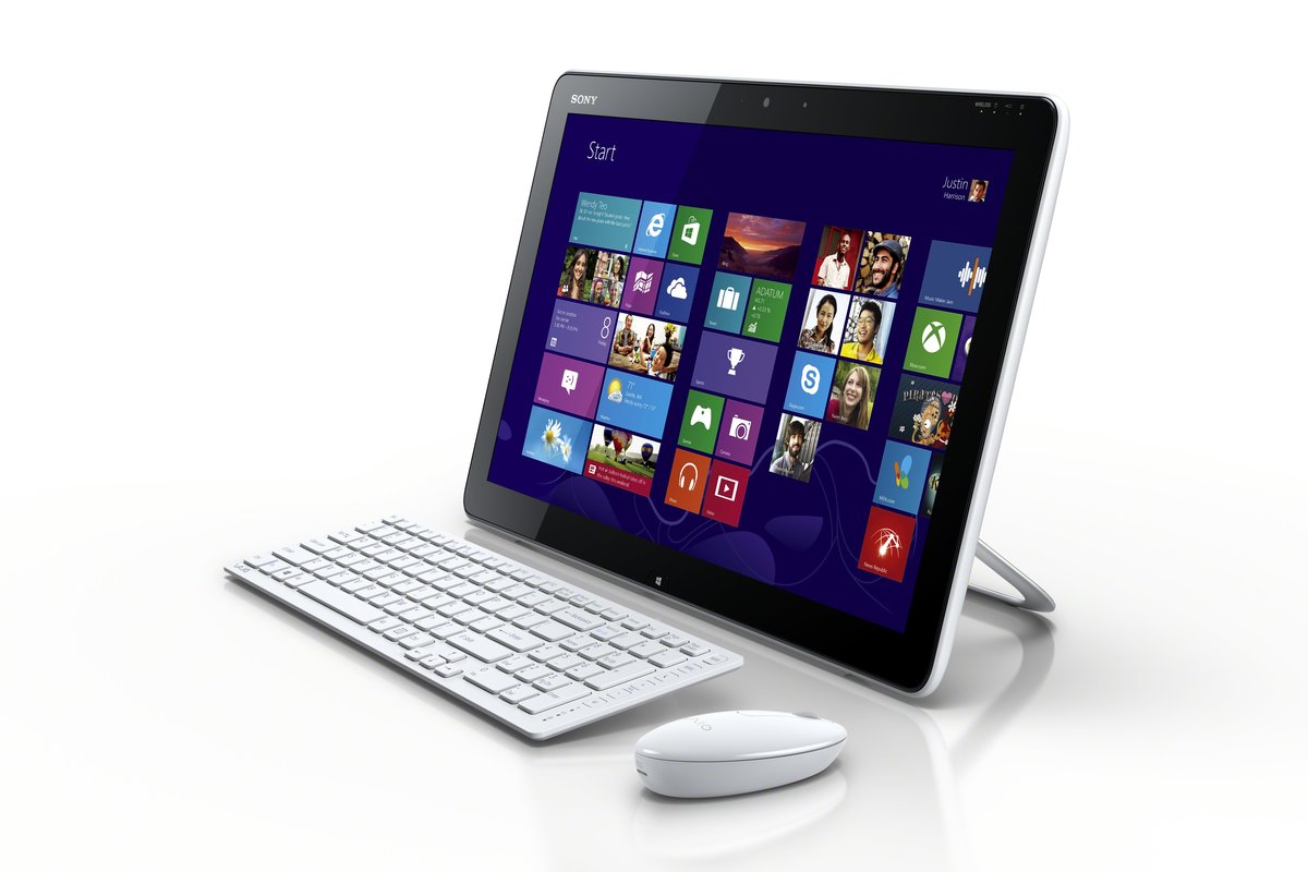 Sony VAIO AIO PC - 3rd generation Intel Core i5-3317U, 1.7GHz, 4GB DDR3, 750GB HDD, 20 Touchscreen, Windows 8 64-Bit, White - (Scratch and Dent) ...