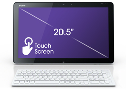 20” touchscreen display